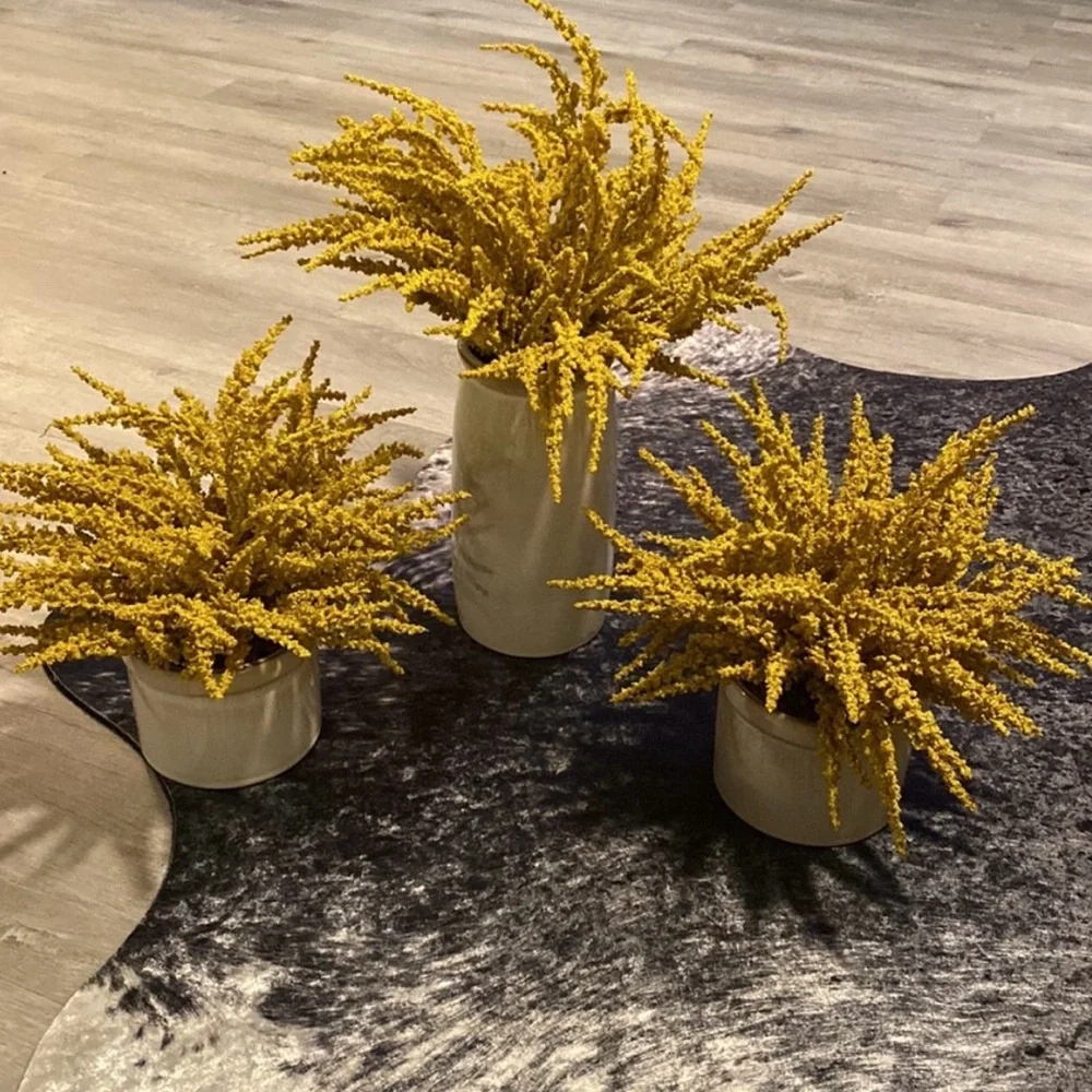 💛Threshold Goldenrod Arrangement•Set of 3•Home Decor💛